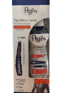 Agiss Tüm Ciltler İçin Koltuk Altı Bacak Erkek Tüy Dökücü Sprey 175 ml