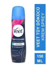 Veet Professional Hassas Ciltler İçin Koltuk Altı Bacak Genital Bölge Kadın Tüy Dökücü Sprey 150 ml