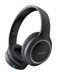 Zore Uıd-10 Kulak Üstü Kablosuz Bluetooth Kulaklık Siyah