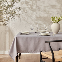 Karaca Home Chesney Dertsiz Polyester 140x200 cm Dikdörtgen Masa Örtüsü Gri