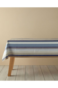 English Home Striped Pamuk-Polyester 100x140 cm Dikdörtgen Masa Örtüsü Çok Renkli