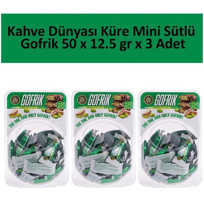Kahve Dünyası Küre Mini Sütlü Çikolata 3x50 Adet