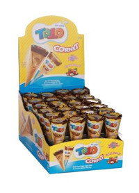 Toto Cornet Gofret Fındıklı Çikolata 24x25 gr