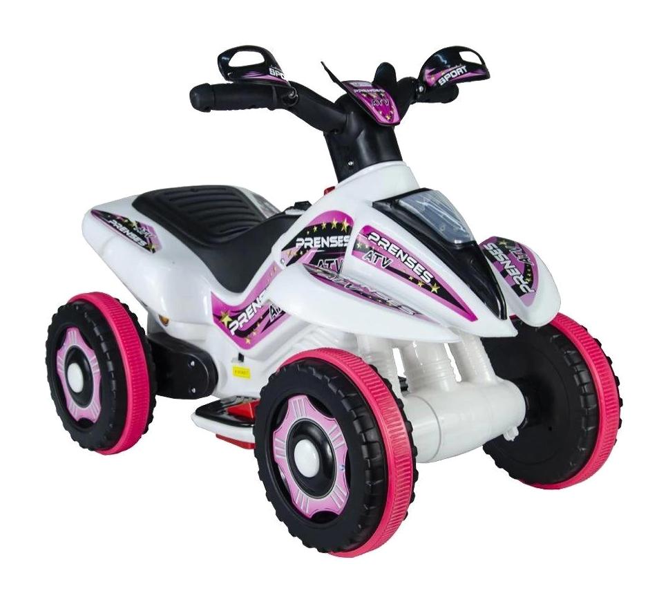 Uj Toys Safari 6 V Üstü Açık Tek Kişilik Akülü ATV Beyaz