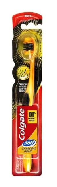 Colgate 360 Gold Yumuşak Manuel Yetişkin Diş Fırçası Altın Rengi 24 Adet