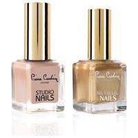 Pierre Cardin Studio Nails & Metallic Nails Sarı-Pembe Mat-Sedefli Oje