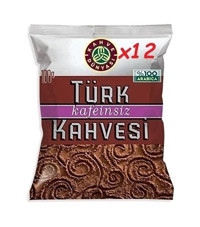 Kahve Dünyası Kafeinsiz Sade Orta Kavrulmuş Türk Kahvesi 12x100 gr