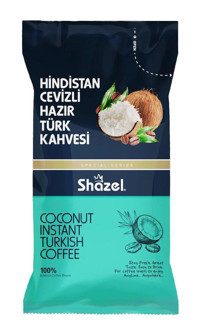 Shazel Ofis Seti Hindistan Cevizli Orta Kavrulmuş Türk Kahvesi 12x10x10 gr