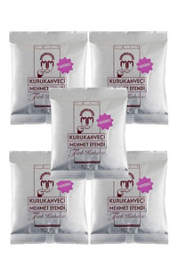 Kurukahveci Mehmet Efendi Kafeinsiz Sade Orta Kavrulmuş Türk Kahvesi 5x50 gr
