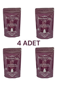 Abdurrahman Tatlıcı Geleneksel Sade Orta Kavrulmuş Türk Kahvesi 4x100 gr