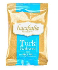 Hacıbaba Sade Orta Kavrulmuş Türk Kahvesi 4x100 gr