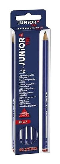 Alpino Tri 12'li Yuvarlak Siyah HB Kurşun Kalem Seti