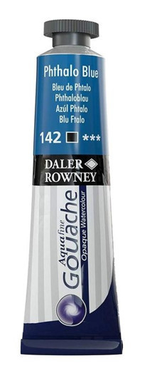 Daler Rowney 142 Tüp Jel Mavi 15 ml Guaj Boya