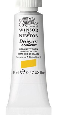 Winsor & Newton Designers 055 Tüp Sarı 14 ml Guaj Boya