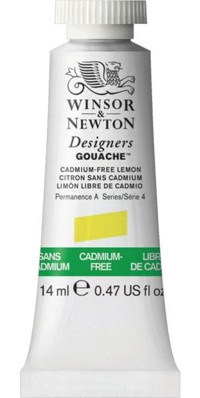 Winsor & Newton Designers 898 Tüp Sarı 14 ml Guaj Boya