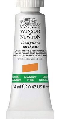 Winsor & Newton Designers 891 Tüp Turuncu 14 ml Guaj Boya