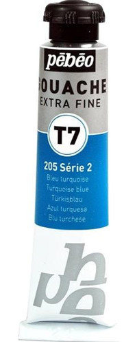 Pebeo T7 Extra-Fine N:207 Tüp Turkuaz 20 ml Guaj Boya