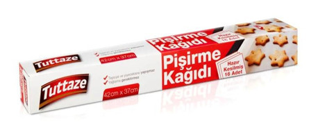 Tuttaze Hazır Kesilmiş Pişirme Kağıdı 16 Adet