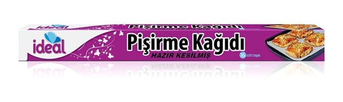 İdeal Hazır Kesilmiş Pişirme Kağıdı 16 Adet