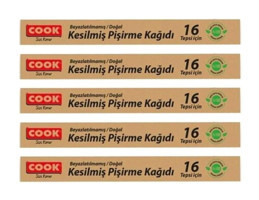 Cook Doğal Kesilmiş Pişirme Kağıdı 5x16 Adet