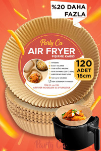 Party Ca Yuvarlak Airfryer Pişirme Kağıdı 120 Adet