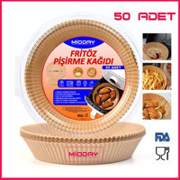 Mioday Yuvarlak Airfryer Pişirme Kağıdı 50 Adet