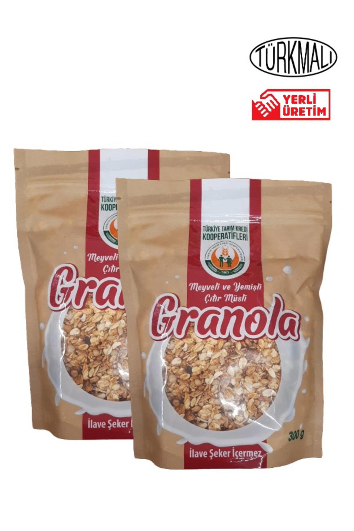 Tarım Kredi Kooperatifi Çıtır Meyveli Yemişli Granola 2x300 gr
