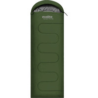 Evolite Camper Pro Sq 0 Derece Polyester 4 Mevsim Kamp Tek Kişilik Yetişkin Uyku Tulumu Haki