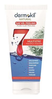 Dermokil Natural Skin 7 Etkili Siyah Nokta Karşıtı Leke Giderici Sıkılaştırıcı Krem Tüp Yüz peelingi 150 ml