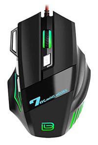 Mistaha G5 RGB Ergonomik Yatay Makrolu Kablolu Siyah Optik Gaming Mouse