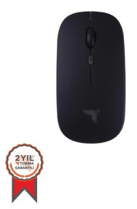 Torima TM-12 Ergonomik RGB Ergonomik Yatay Kablosuz Siyah Optik Mouse