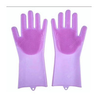 Kiesa Silikon Mor One Size Bulaşık Eldiveni
