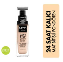 Nyx Can't Stop Won't Stop NYX Professional Güneş Koruyuculu Serum Tüp Fondöten 30 ml