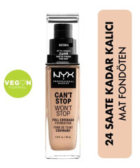 Nyx Can't Stop Won't Stop 07 Serum Tüp Fondöten 30 ml