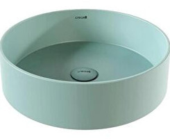 Creavit Lp 145 Modern Tekli 45 cm Seramik Tezgah Üstü Çanak Lavabo Mint Yeşil