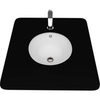 Creavit Mare Klasik Tekli 38 cm Seramik Tezgah Altı Çanak Lavabo Beyaz