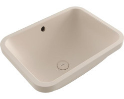 Bocchi Scala Mat 1006-007-0125 Klasik Tekli 55 cm Seramik Tezgah Altı Dikdörtgen Lavabo Yasemin