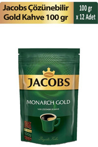 Jacobs Monarch Gold Paket Granül Kahve 12x100 gr