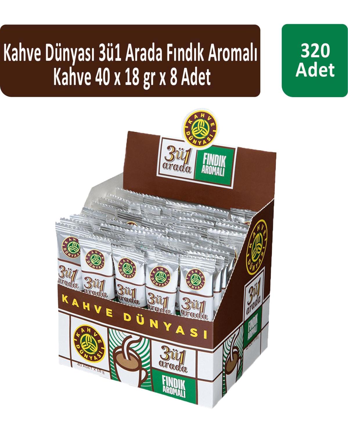 Kahve Dünyası Fındık Aromalı Paket Granül Kahve 320x18 gr