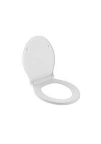Bocchi Taormina Pro A0323-001 Üstten Sıkmalı Yavaş Kapanan Parlak Beyaz Oval Klozet Kapağı