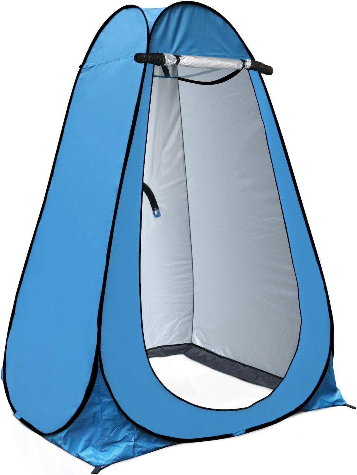 Valkyrie Outdoor Tek Kişilik Otomatik Su Geçirmez Tuvalet Çadırı Mavi