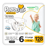 Paddlers 6 Numara Bantlı Bebek Bezi 128 Adet