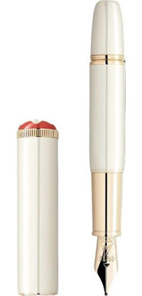 Montblanc Heritage Rouge Et Noir Baby Special Edition Pistonlu Doldurulabilir Altın Kaplama M Fildişi Rengi Dolma Kalem