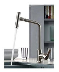 Sardıcı Premium Series İnox Spiralli Kuğu Çift Girişli Aç Kapa Eviye Bataryası Gümüş