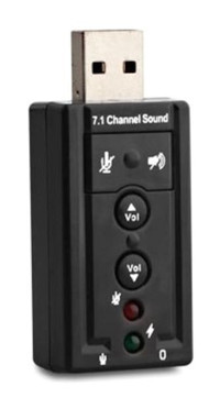 S-link SL-U61 USB Çift Girişli 7.1 Harici Ses Kartı