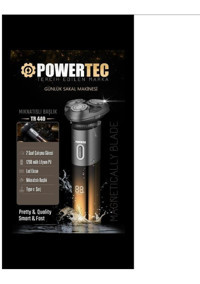 Powertec TR-440 Sakal 3 Başlıklı Çok Amaçlı Sinekkaydı Kuru Tıraş Makinesi