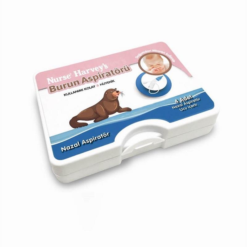 Nurse Harvey's Nazal Burun Aspiratörü +Yedek Uç 4'lü