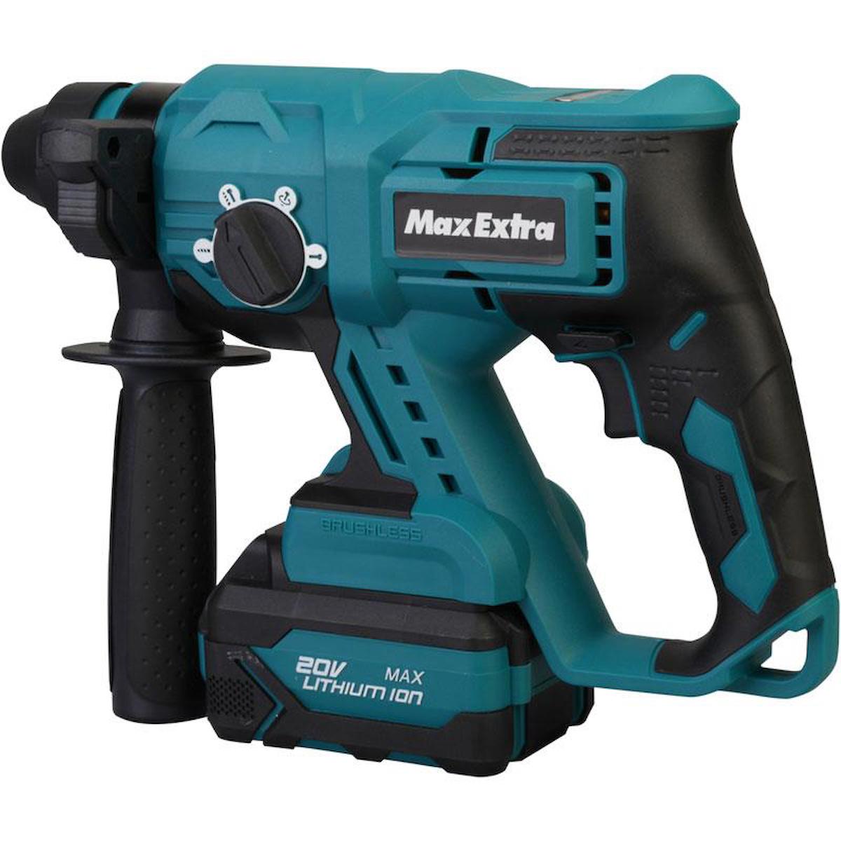Max Extra MXP9022 4900 darbe/dk 5.2 kg Akülü Şarjlı Kırıcı Delici Matkap