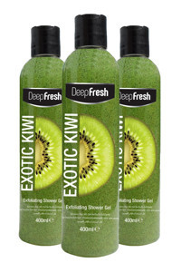 Deep Fresh Kivi Nemlendirici Duş Jeli 3x400 ml