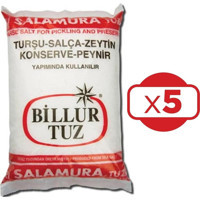 Billur İri İyotsuz Kristal Salamura Deniz Tuzu Paket 15 kg